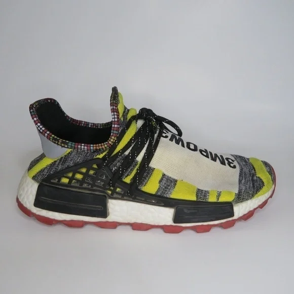 Adidas NMD Hu Pharrell‎ Solar Pack Red Sneakers Inspire Empower BB9527